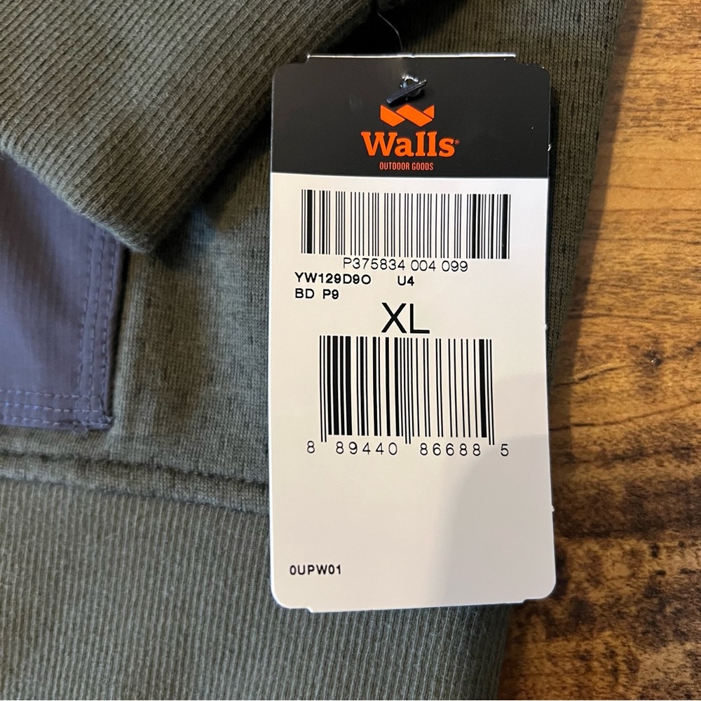 WALLS Outdoor Goods Bristlecone Series Rockdale Flex Knit Work Hoodie NWT XL - Picture 3 of 7